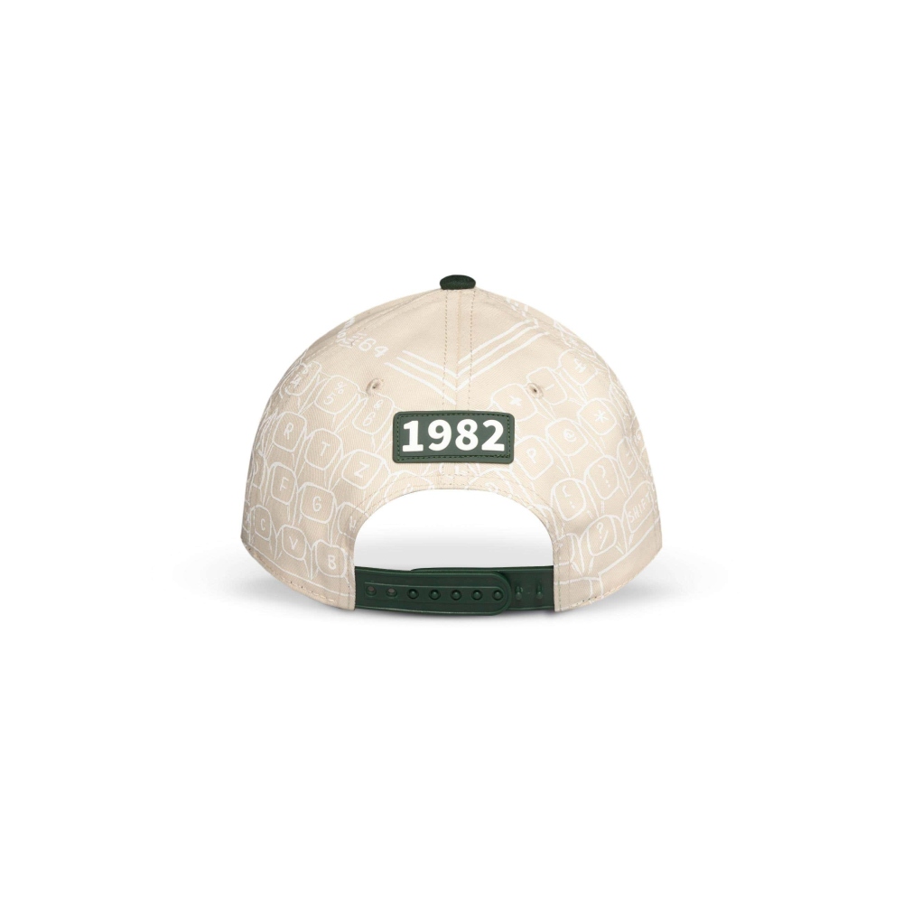 Commodore 64 - Logo Casquette Snapback - Blanc cassé